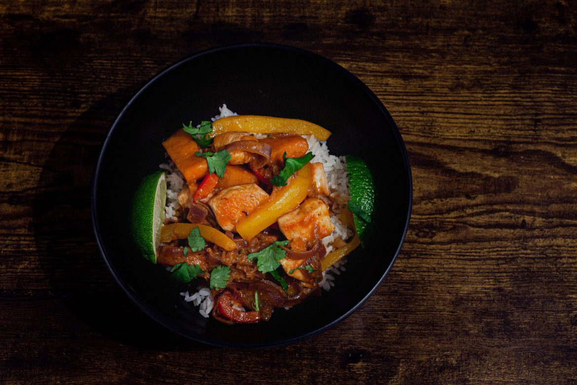 Chicken and Sweet Potato Red Curry